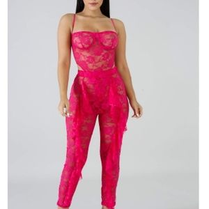 Sexy 2 piece pants set